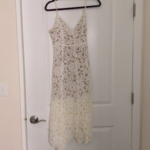 White lace dress